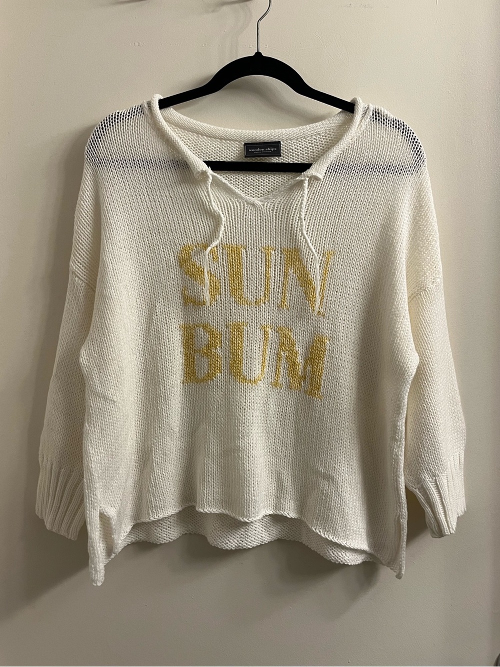 Wooden Ships Sun Bum Cotton Knit Sweater Size XS - Picture 2 of 9